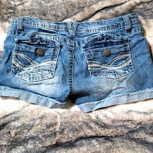 Low-Rise Jean Shorts